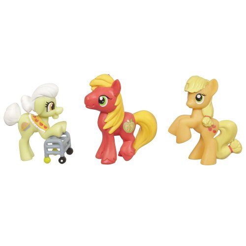 My Little Pony Friendship is Magic Apple Family Set 3Pack Granny Smith, Big Macintosh Applejack Set