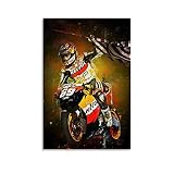 VOUERD Kein Rahmen 60X90cm Poster und Drucke Nicky Hayden 2 Poster Dekorative Malerei Leinwand Wandkunst