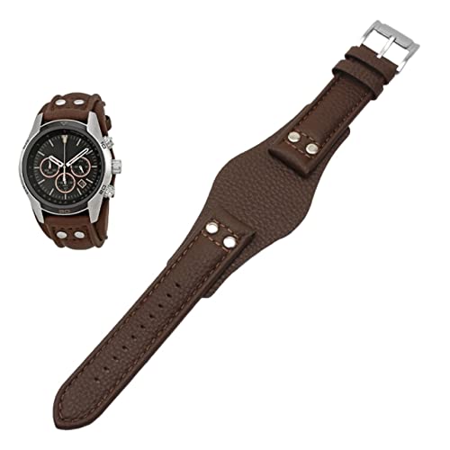 Correa para Fossil CH2891 de piel masculina ideal para oficina y viajes