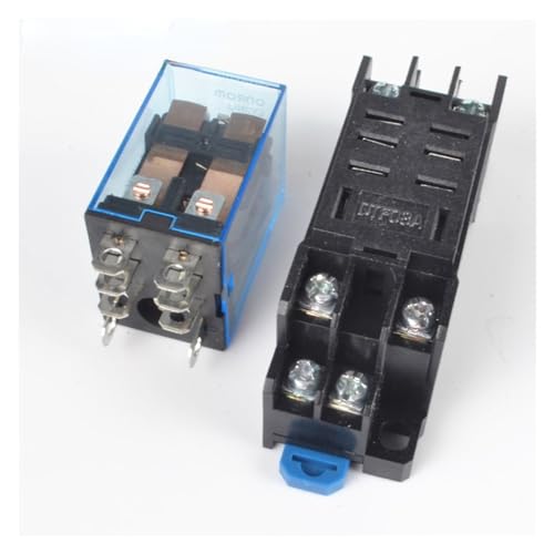 Relé LY2NJ con base para solucionar fallos de conexión en automatismos y placas eléctricas de 10A 4