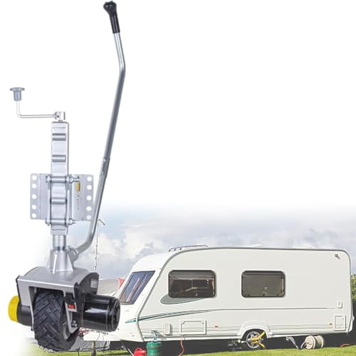 Elektrischer Anhänger-Wagenheber mit motorisiertem Rad, 5-7 m/min Geschwindigkeit, vorwärts/rückwärts für Boote und Camper