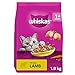 Price comparison product image WHISKAS Adult Dry Cat Food 1.9kg with Lamb (Pack of 4)