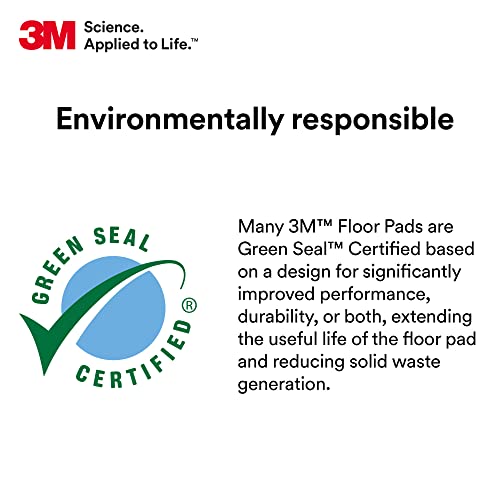 3M ブラック ストリッパーパッド 7200 床ケアパッド(5ケース) 22 inches 048011083846 5