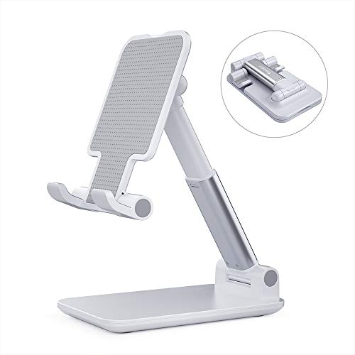 Adjustable Cell Phone Holder, Essager Foldable Tablet Stand Mobile Phone Mount for Desk