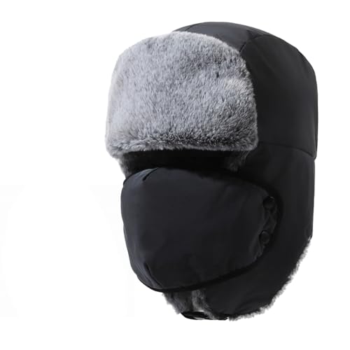flintronic Unisex Winter Warm Hat, Winter Fliegermütze mit...