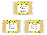 Lemon From My Shower to Yours Favors, DIY Set of 24, Mini Soap Favors for Baby or Bridal Shower, All