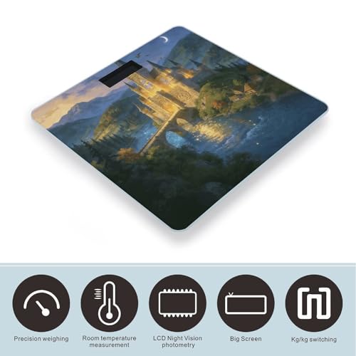 Báscula Digital de Baño con Pantalla LED Clara miniatura 3