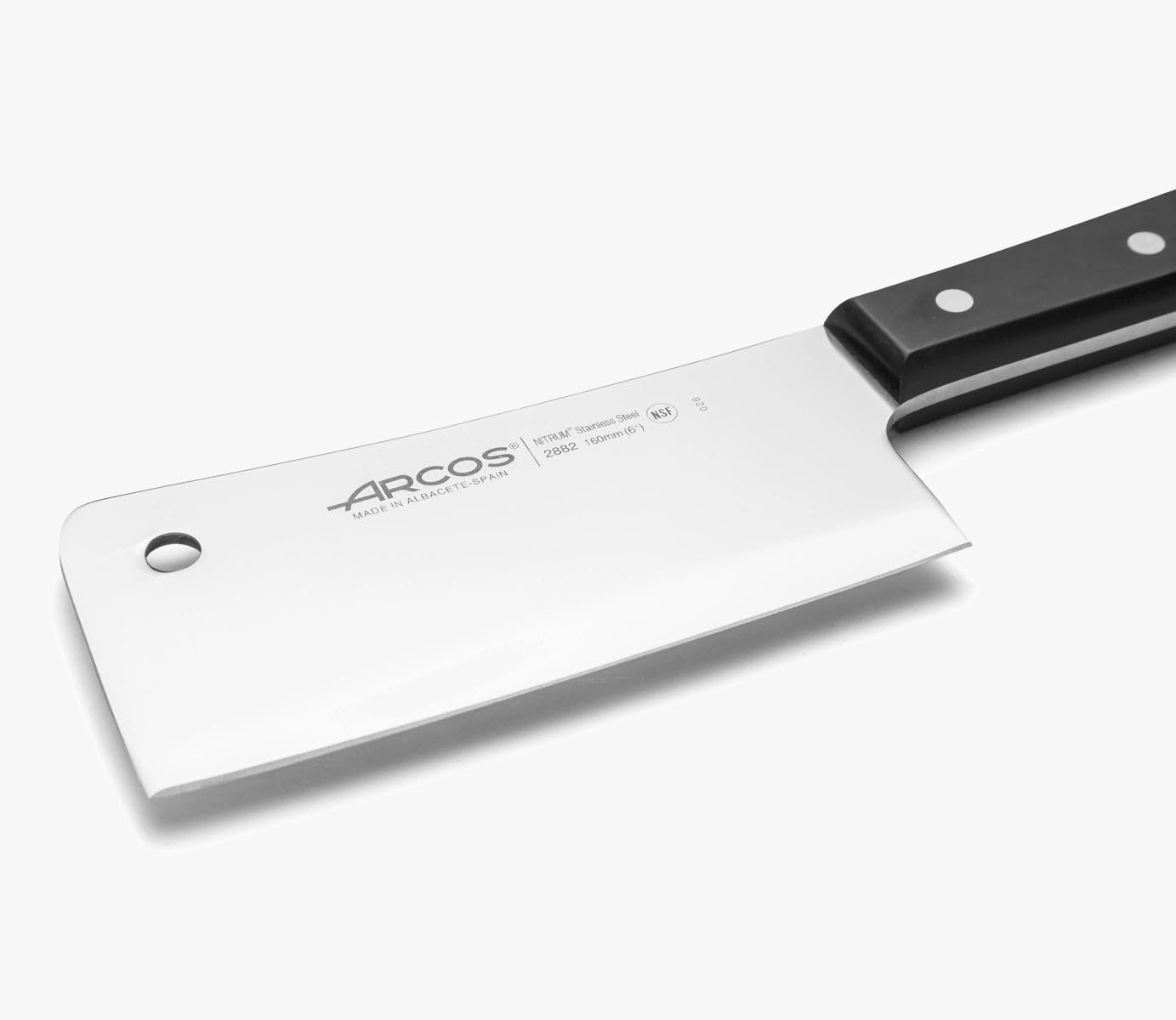 Arcos Fleischermesser Nitrum Edelstahl mit Klinge von 160 mm - Professionelles Messer zum Entbeinen, Ergonomischer Griff aus Polyoxymethylen (POM) - Schwarz, Serie Universal