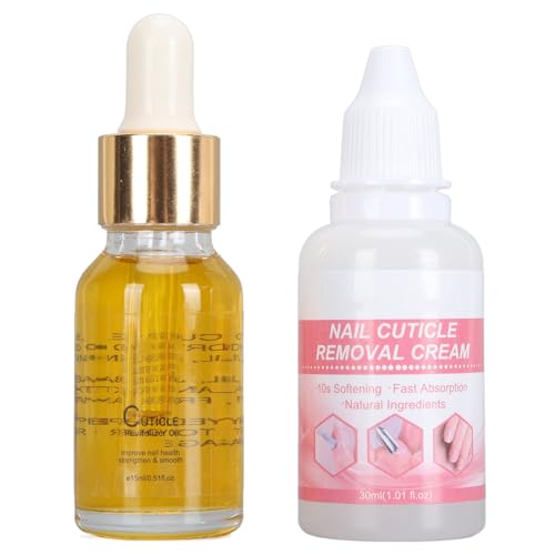 Kit Removedor de Cutículas, Fortalece el Kit Removedor de Cutículas de Uñas Hidratado Promueve el Crecimiento de las Uñas para Uso Doméstico (LS152-2)
