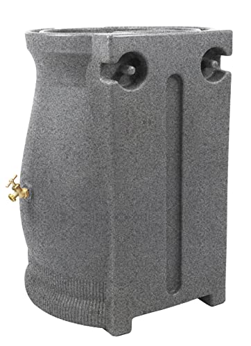 Rain Wizard Urn 50 Gallon Rain Barrel - Dark Granite - Thumbnail 2