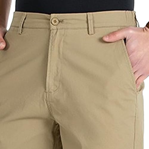 Short clásico casual de algodón para hombre con bolsillos miniatura 3