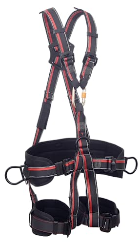 Karam Full Body Adjustable Work Positioning Safety Harness w...