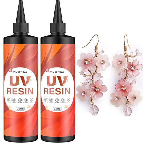 Vivresina UV Resin 500g Upgraded Hard Type Crystal Clear Fast