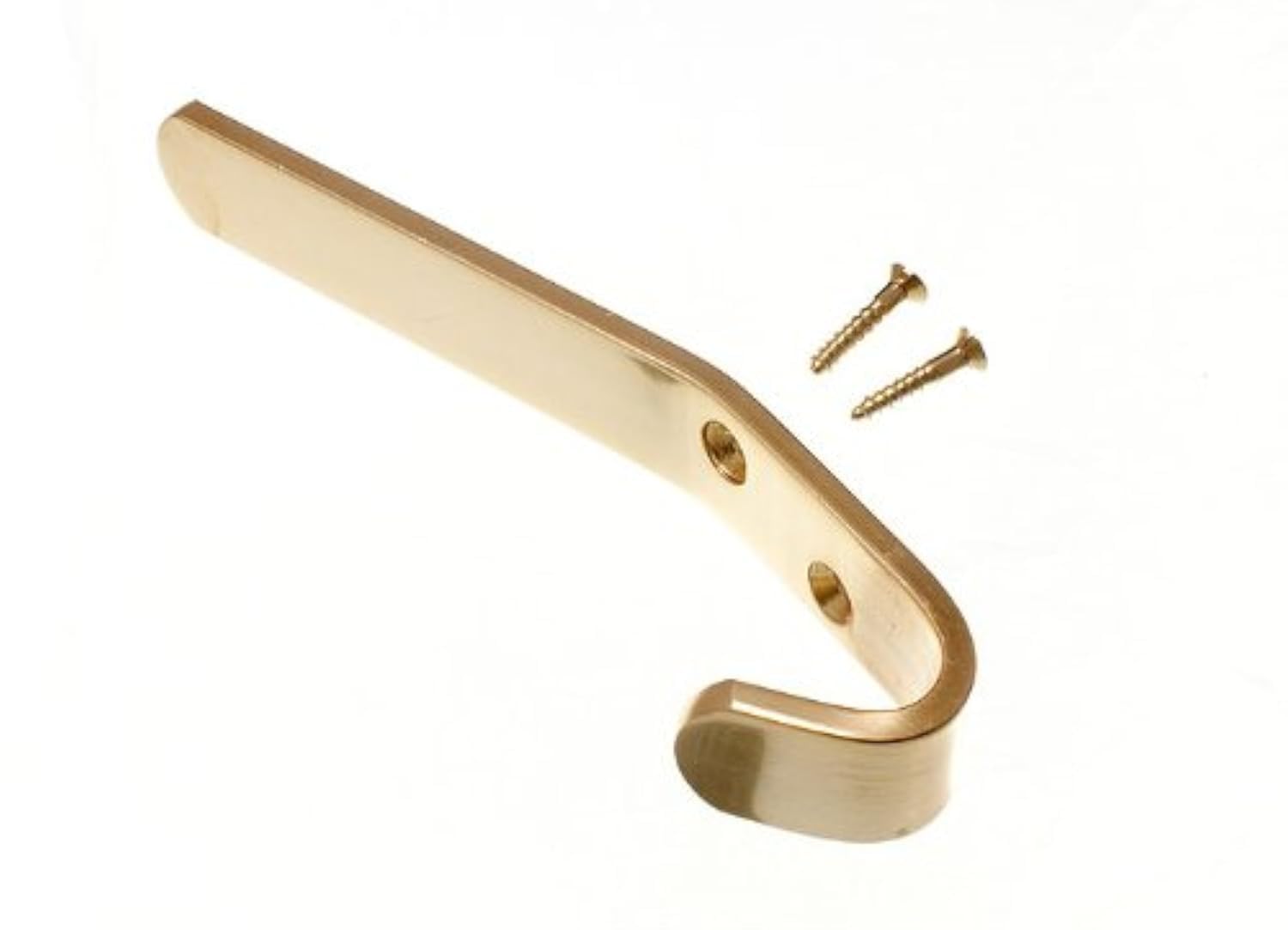 3 x Coat Hook Gold Coloured ANODISED Aluminium Hangers 125MM