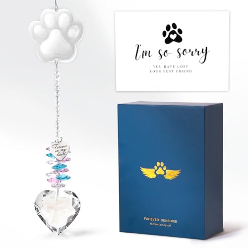 Pet Memorial Suncatcher, Dog Memorial Gifts, Pet Loss, Pet Sympathy, Thoughtful Dogs and...