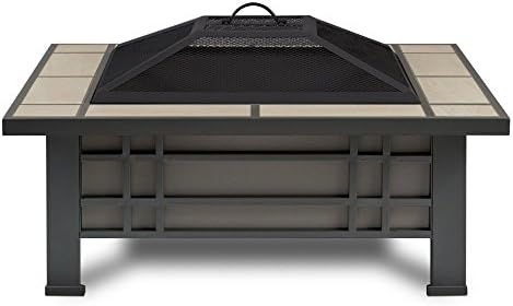 Real Flame 906-CRT Morrison Fire Pit, Cream