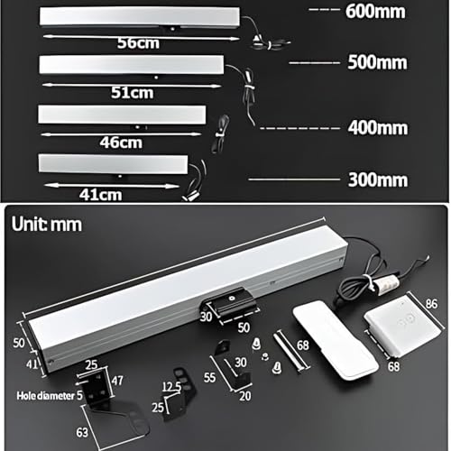 Abreventanas eléctrico de cadena ajustable de 300 a 800 mm 4