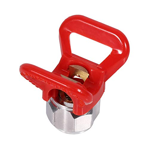 HandTite Tip Guard podstawa czerwona bezpowietrzna farba rozpylacz dysza siedzenie pistolet natryskowy płaska końcówka osłona podstawa wymiana uniwersalne narzędzie
