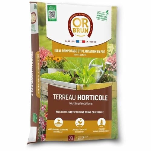 Tierra para macetas OR BRUN OBRTHOR35N 35 L - Marca: OR BRUN - EAN: 3664715070283