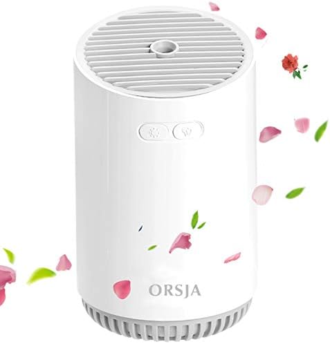3-in-1 Wireless Humidifier with Essential Oils Diffuser and Colorful LED Night Lights, USB Rechargeable Portable Cool Mist Humidifiers for Bedroom, Baby Room, Car, Office, Home (White 320ML)