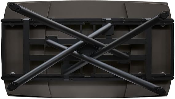 PAZZO DESIGN Vito id_2208 Extendable Table Black Ceramic Top Sahara Black Metal Legs Kitchen Living Room Ceramic 140 x 90 x 75 cm