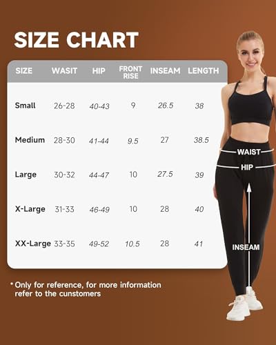 GAYHAY Joggers for Women with Pockets - Womens Sweatpants Lightweight Yoga Lounge Pants for Athletic Workout Gym Running
