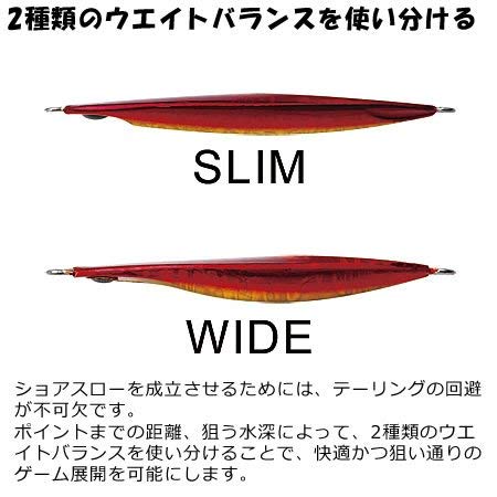 パームス(Palms) メタルジグ ルアー スローブラットキャストワイド 30 クリアマグマ SCW-30 3枚目