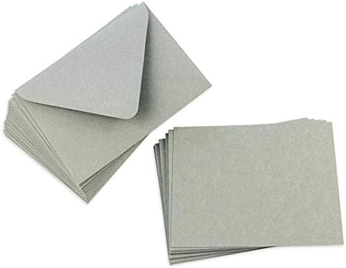 Cards with Envelopes, Chartreuse Matt, A7 Flat, 25 Pack