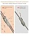 PLUXPAER 12 AWG 2 Pin DTP Connector, 2 Way Automotive Waterproof Electrical Connectors Heavy Duty, 12 Gauge Cable Wire Male and Female Quick Connect Harness for Car Truck Boat LED-3 Pack