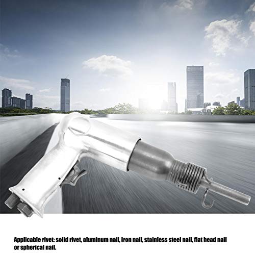Solid Rivet Gun, Handheld Air Rivet Gun 1/4 Inch Inlet Port Suitable For Joining Billboards Nameplates Riveting Aluminum Doors Windows And Other Metal Workpieces #TOP5