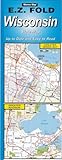 Wisconsin EZ Fold laminated road map