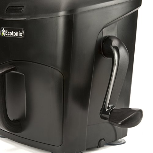 Image of Green Cycler - Kitchen Compost Starter, Bin & Shredder, Black