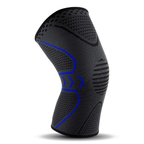 XORGEXIMO Rodilleras Rodilleras de Nailon elástico para Correr y Ciclismo, Rodillera de compresión, Rodillera para Deportes, Baloncesto y Voleibol, 1 ud.