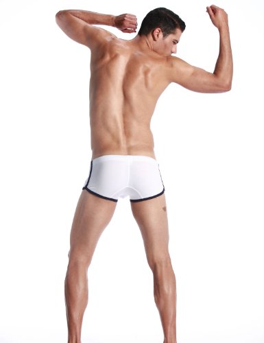 SEOBEAN Mens Hipster Panties Sexy Trunk Nano Boxer Brief Underwear 21363