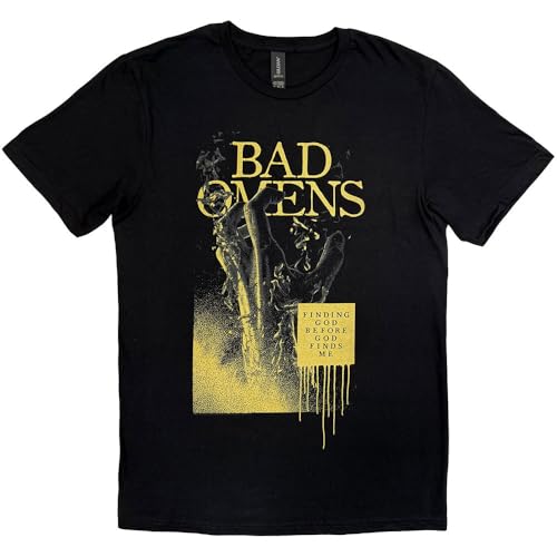 Bad Omens T Shirt Holy Water Band Logo Nouveau Officiel Unisex Noir Size M