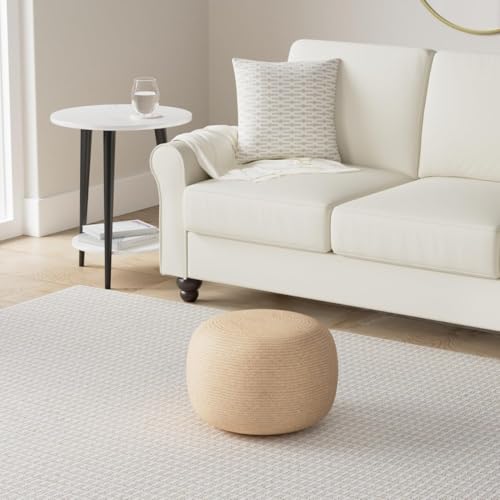Round-Ottoman-Pouf-Footstool-Jute-Pouffe-Stool-Seat-Cushion-Boho-Home-Decor-Extra-Seating-Pouffe-for-Living-Room-Bedroom-Indoor-21x21x12-inch-Natural Round Ottoman Pouf Footstool Jute Pouffe Stool Seat Cushion Boho Home Decor Extra Seating Pouffe for Living Room Bedroom Indoor 21x21x12 inch Natural
