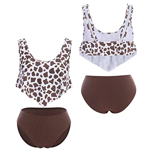 ODASDO Mommy and Me Swimwear Family Matching Swimsuit Women Girl One Piece Tow Pieces Bathing Suit2