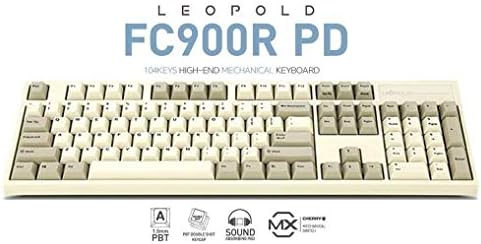 Leopold FC900R PD 104KEYS HIG-END Mechanical Keyboard Cherry MX Switch (Red Switch, White)