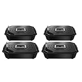 VIVOSUN FlexFeed 4er-Pack selbstbewässernder Stofftopf mit Wasserzähler & Wartungsfenster, Auto-Bewässerungssystem für Growzelt, Gewächshaus & Indoor Anbau