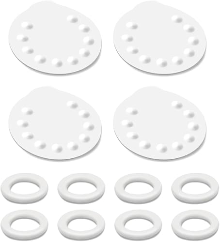 Maymom 8 juntas tóricas 4 membranas de extractor de leche para extractor de leche manual Medela Harmony, piezas de bomba Maymom para bomba de mano
