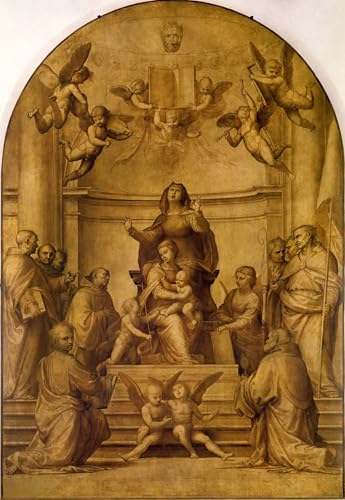 Peinture sur toile Sainte Anne Fra Bartolommeo pour une décoration nordique