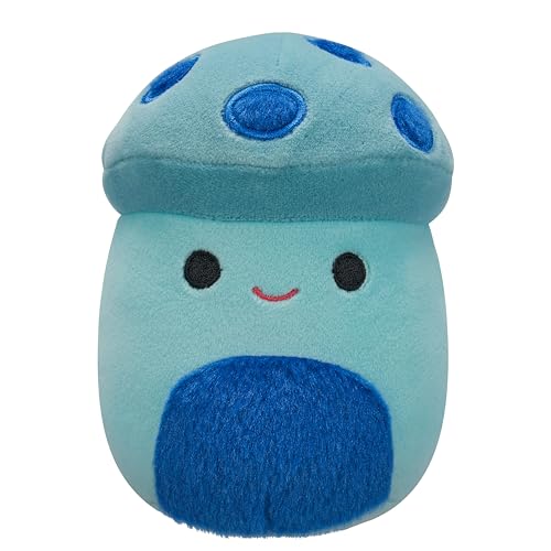 Image of Squishmallows Original 5in Ankur The Teal Mushroom with Fuzzy Belly - Official Jazwares Plush (Little)