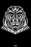 Notebook: Gorilla Journal Monkey Composition Book Silverback Travel Book Animal Birthday gift