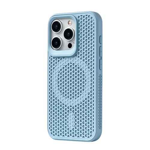 Coque magnétique iPhone 14 Pro Max en maille de refroidissement pour sessions de jeu intenses
