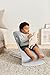 BabyBjörn Bouncer Bliss, Light Gray, Woven, Petal Quilt | 2-in-1 Adjustable Baby Bouncer Seat and Toddler Chair, Newborn to Toddler (8-29 lbs), 4 Positions, Lightweight & Portable