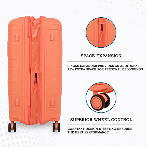 Image of it luggage Momentous Fusion Coral Large-28 inches Expandable Polypropylene Hardsided with TSA Lock & Wet Pouch Inside 8 Wheel Trolley Bag