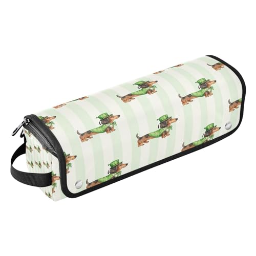 Estuche de viaje 2 en 1 para planchas y rizadores de cabello con piso resistente al calor y cierre con cremallera, grande para herramientas calientes y estilizadores miniatura 1