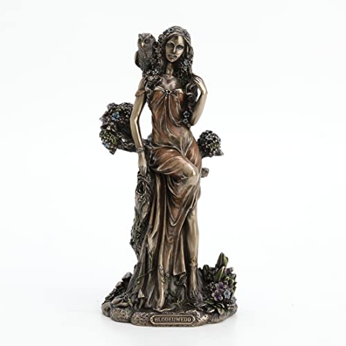 Estatua Veronese Design Blodeuwedd diosa Celta de Primavera y Flores miniatura 2