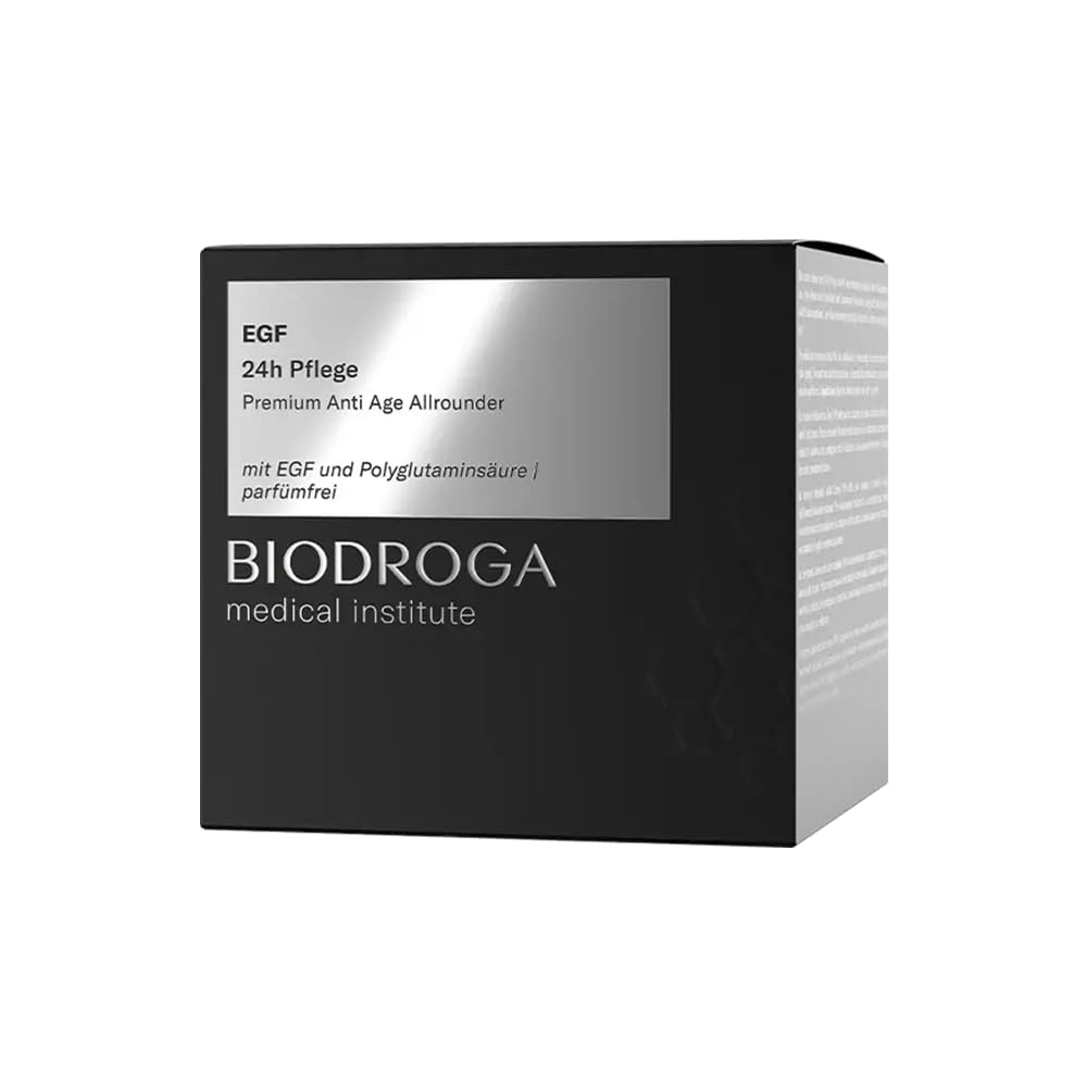 BIODROGA Medical Institute Advanced EGF Skin Concept 24h cura 50 ml – Premium cura del viso, crema, vegano, anti-invecchiamento, collagene, senza glutine, senza parabeni, senza silicone