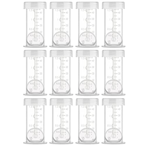 Image of Maymom Colostrum & Storage Bottles Leak Proof Lids, Breastmilk Freezer or Refrigerator Storage, Made Without BPA; 12pc/pk